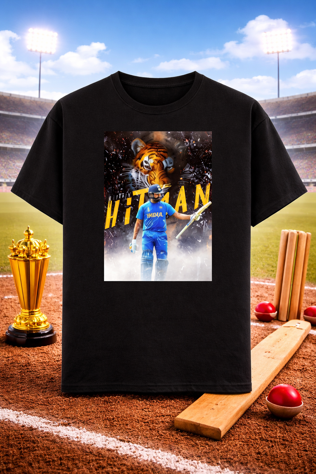 Captain Hitman Sharma Unisex Classic Crew T-Shirt