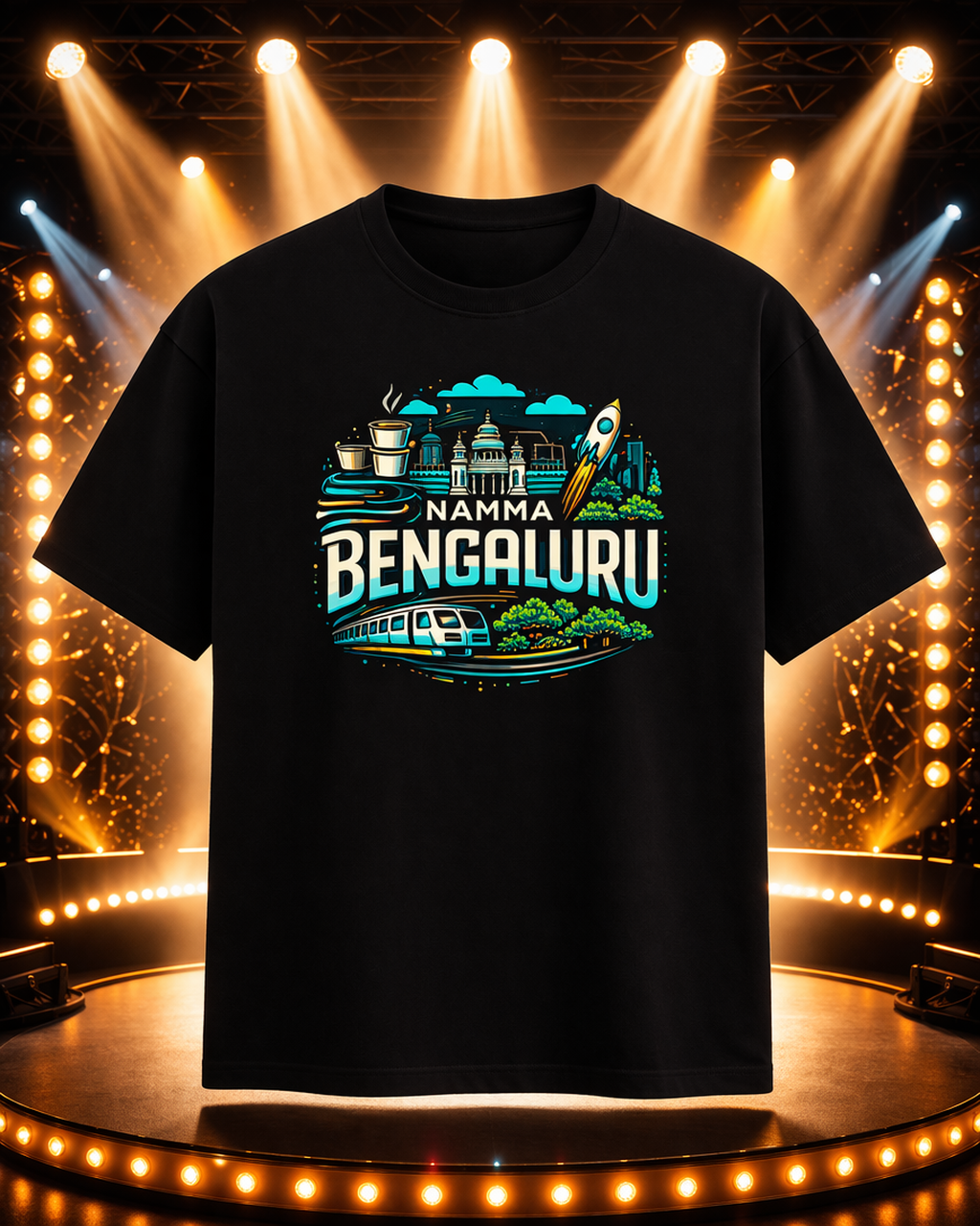 Bangaluru City Unisex Classic Crew T-Shirt