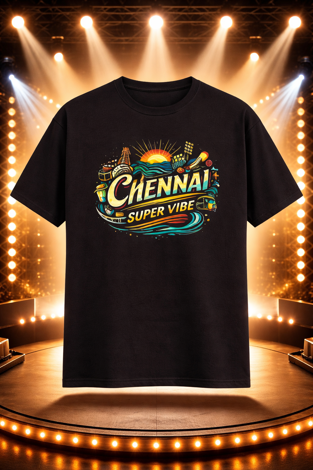 Chennai City Unisex Classic Crew T-Shirt