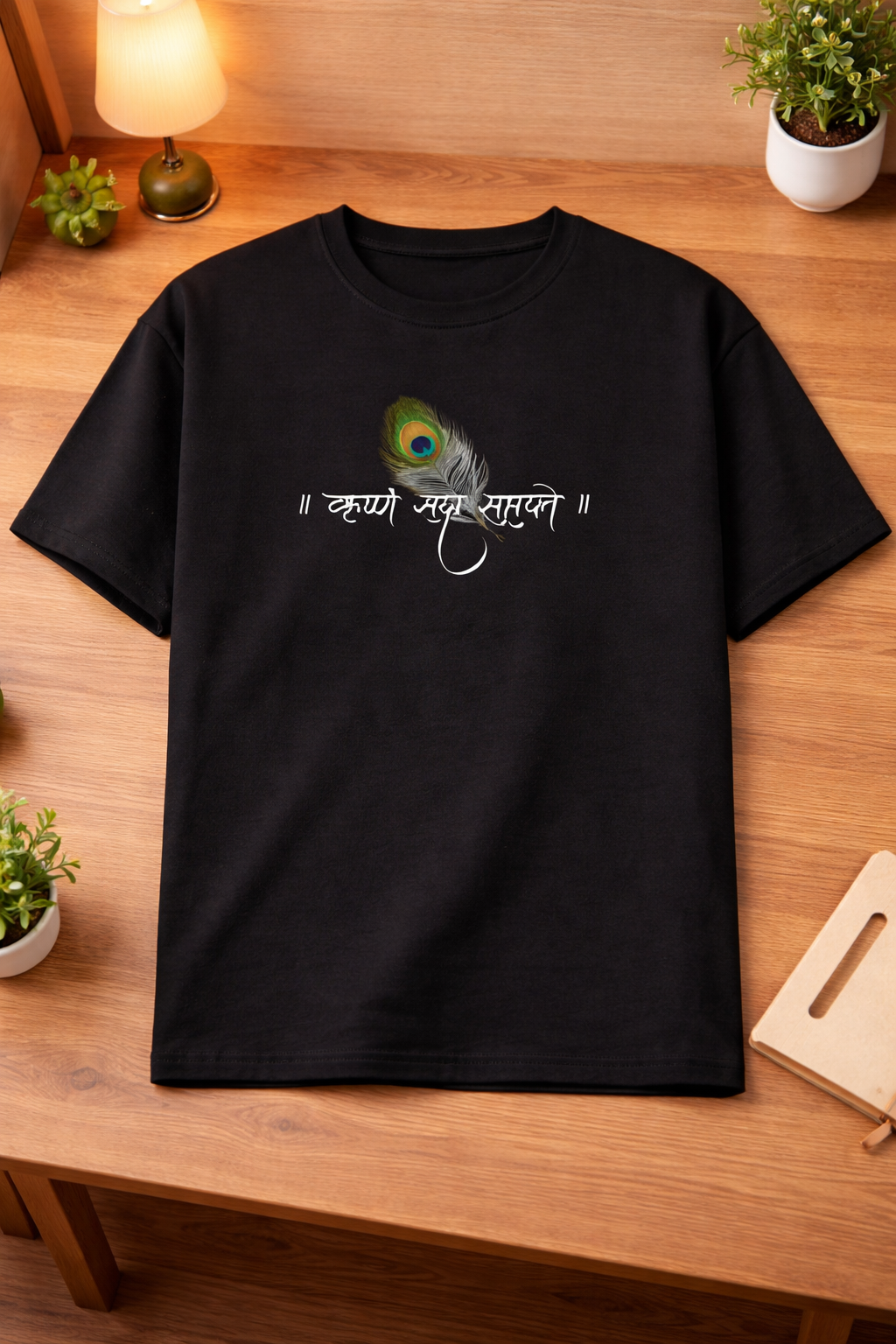 Krishna Sada Sahayate Unisex Classic Crew T-Shirt
