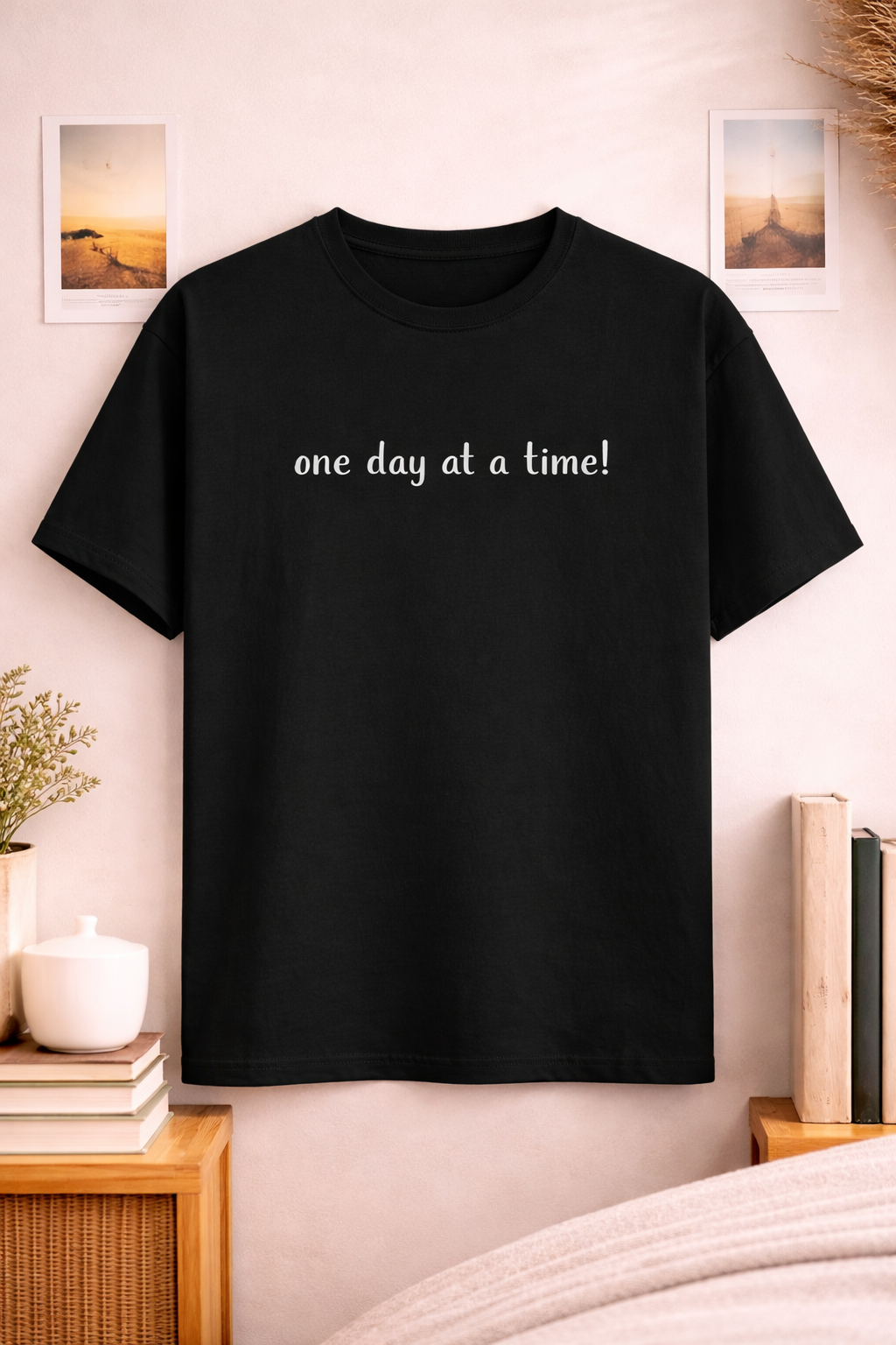 One Day At A Time Unisex Classic Crew T-Shirt