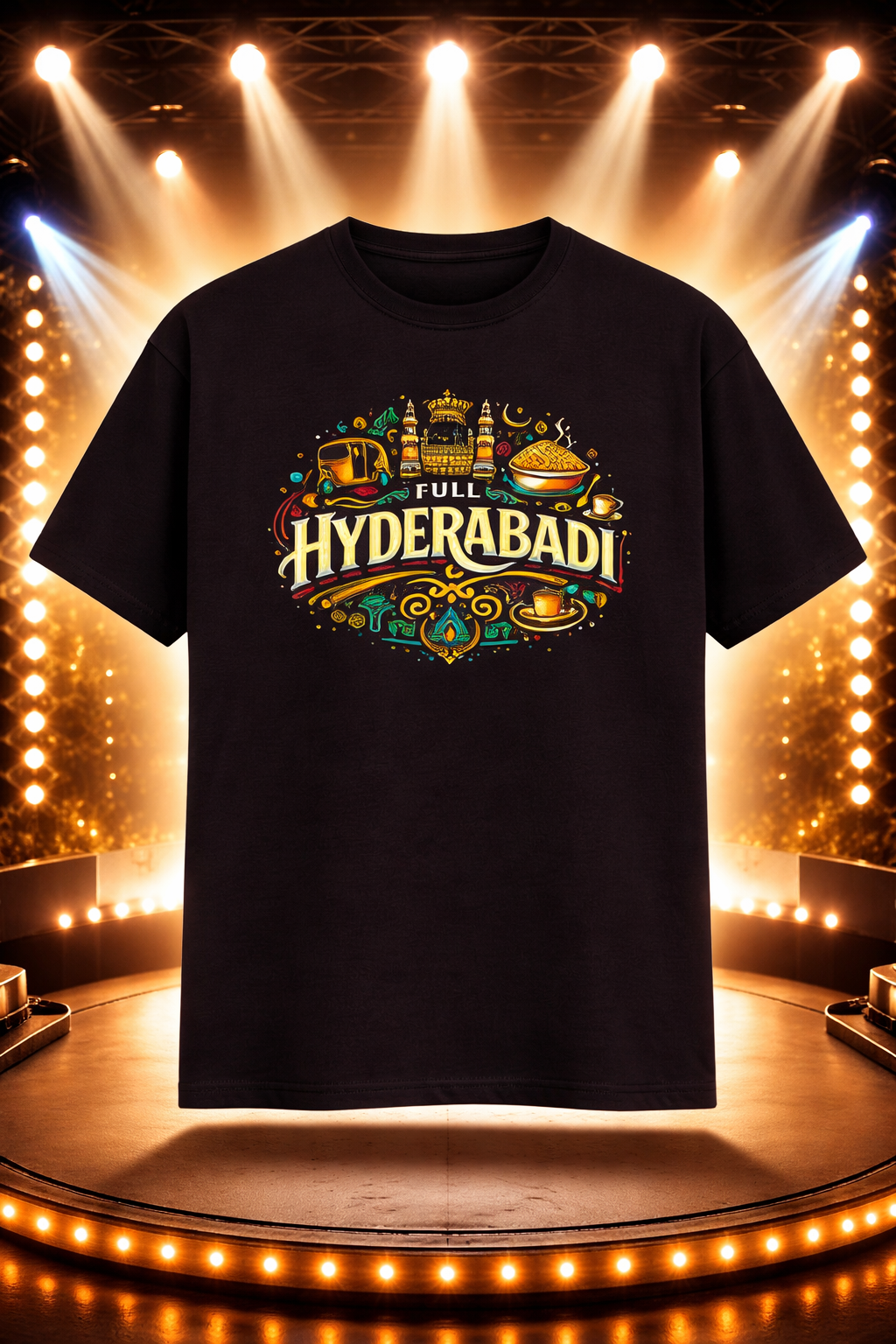 Hyderabad City Unisex Classic Crew T-Shirt
