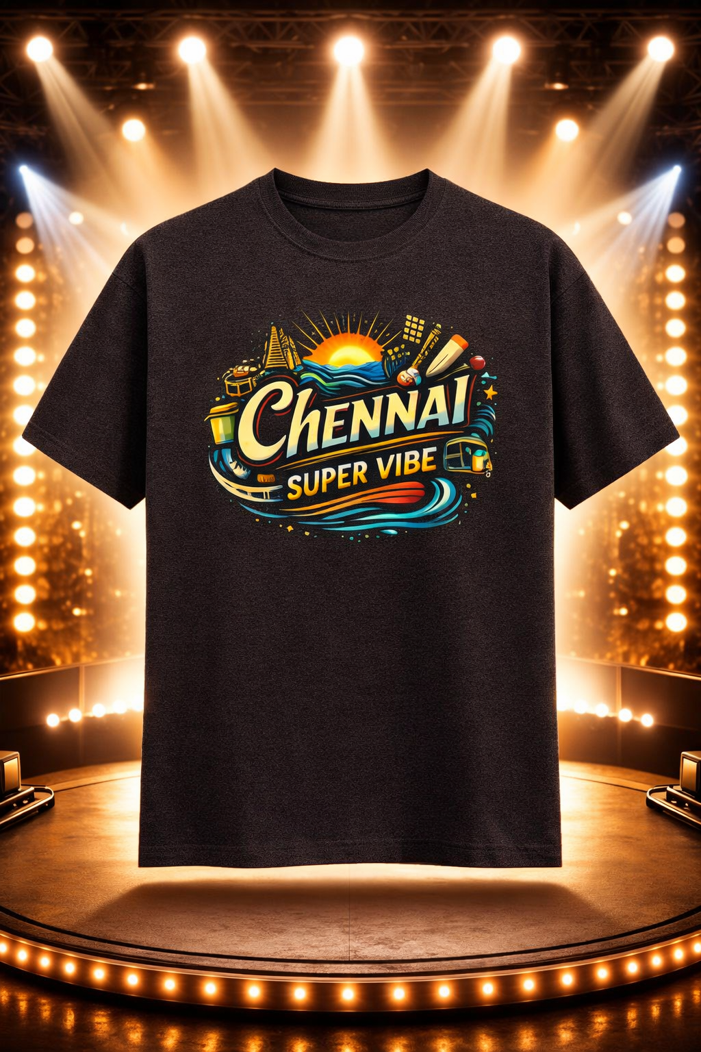Chennai City Unisex Classic Crew T-Shirt