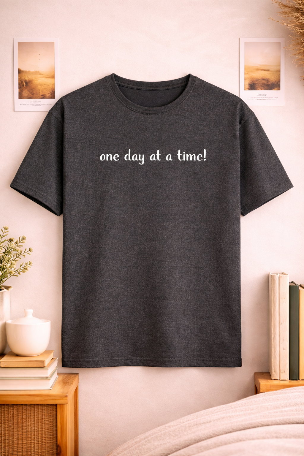 One Day At A Time Unisex Classic Crew T-Shirt