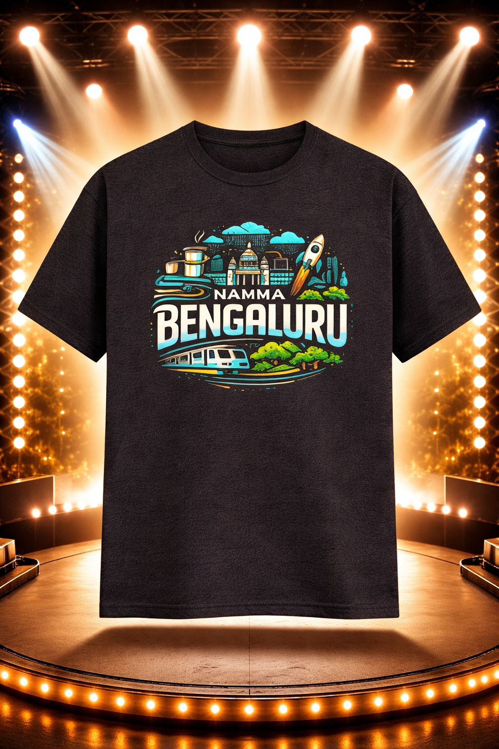 Bangaluru City Unisex Classic Crew T-Shirt