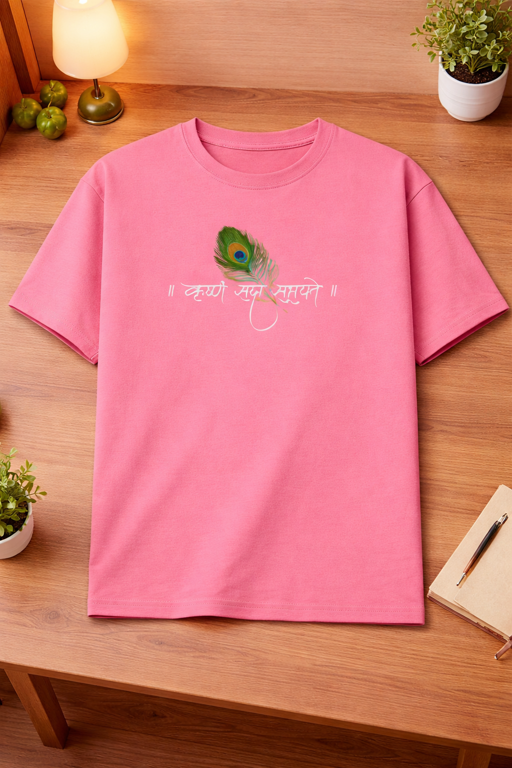 Krishna Sada Sahayate Unisex Classic Crew T-Shirt