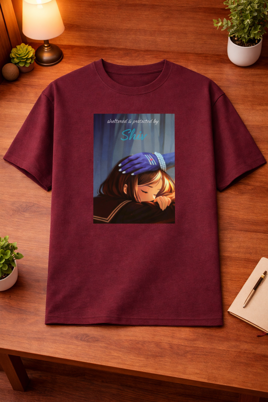 Protected by Shiv Unisex Classic Crew T-Shirt