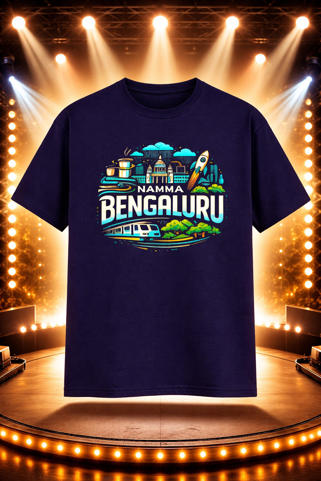 Bangaluru City Unisex Classic Crew T-Shirt
