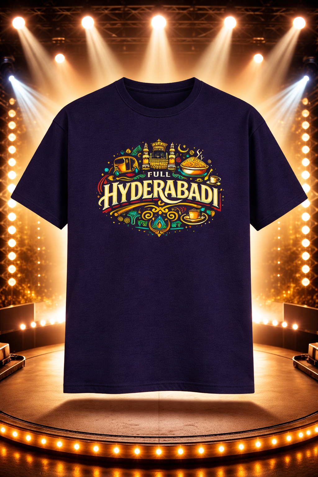 Hyderabad City Unisex Classic Crew T-Shirt