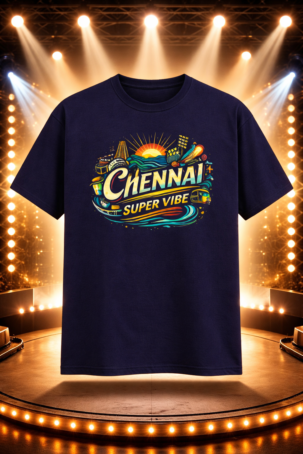 Chennai City Unisex Classic Crew T-Shirt