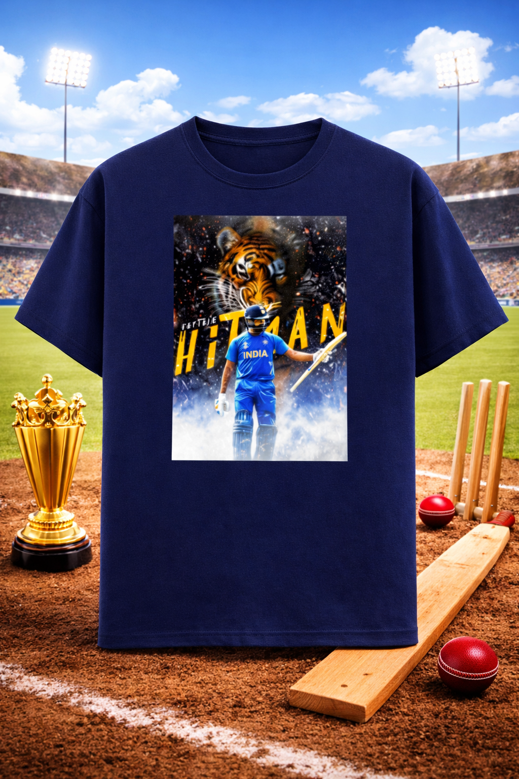 Captain Hitman Sharma Unisex Classic Crew T-Shirt