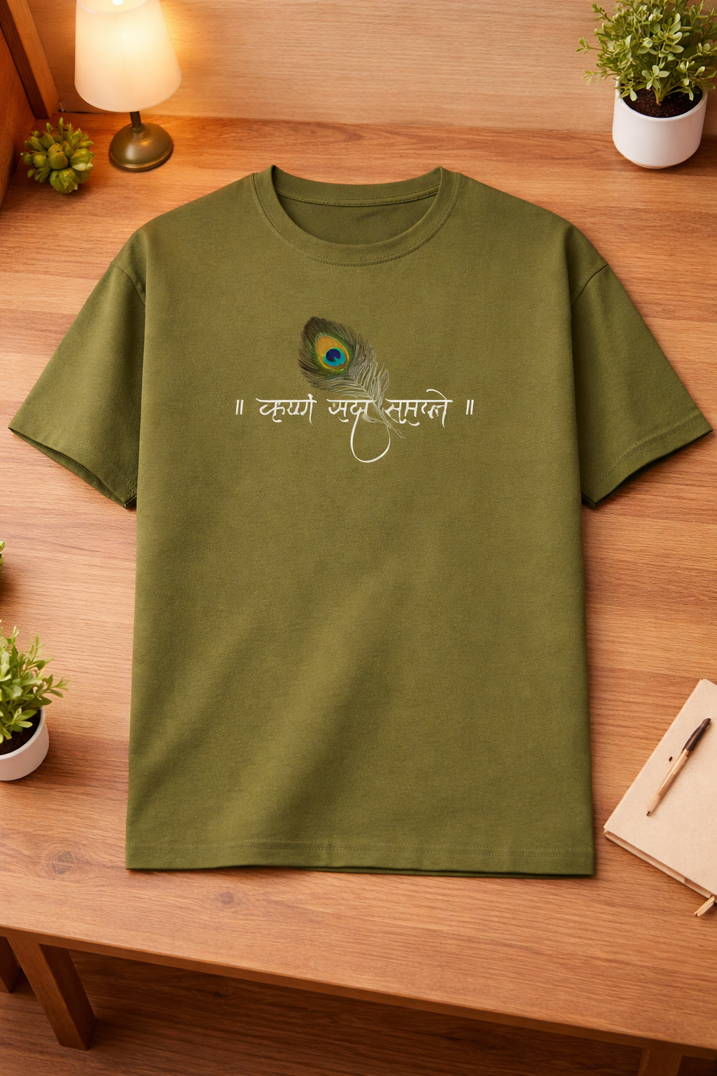 Krishna Sada Sahayate Unisex Classic Crew T-Shirt