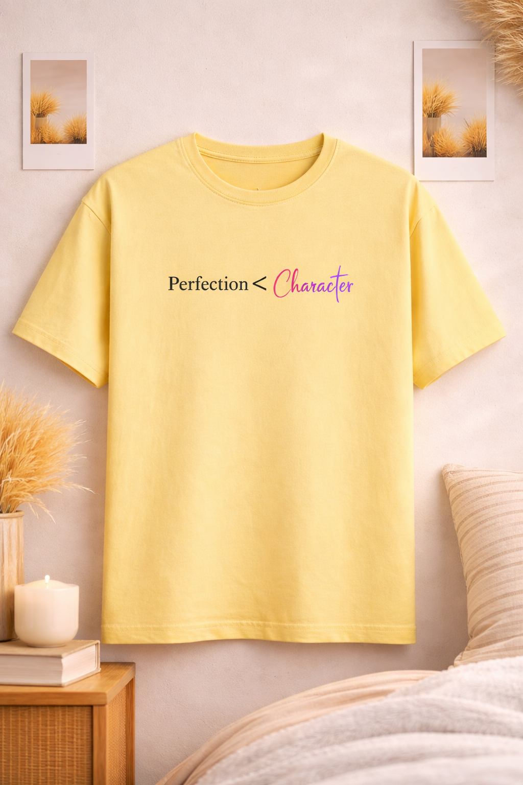 Perfection v Character Unisex Classic Crew T-Shirt